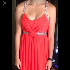 Long length homecoming/ prom dress